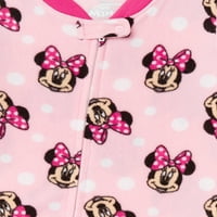 Disney Minnie egér kisgyermek lányok pizsama takaró alvó, 2-csomag, méretek 12m-5T