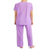 Lissome Women és Women's Plus méretű pizsama, 2-pc. Készlet