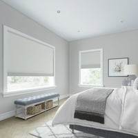 Egyedi Essentials kollekció, vezeték nélküli szoba sötétítő mobil árnyék, hó, 3 8 Szélesség 48 hosszúság