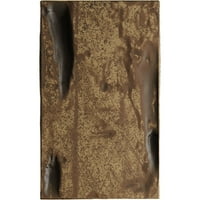 Ekena Millwork 4 H 8 D 72 W Pecky Cypress Fau Wood kandalló kandalló készlet W Alamo Corbels, természetes arany tölgy