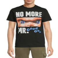 Chucky Men 's & Big Men' s No More Mr .. jó srác grafikus póló, s-3XL méretek