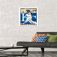 Kansas City Royals - Salvador Pérez Wall poszter, 14.725 22.375 keretes