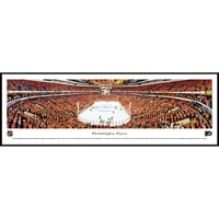 Philadelphia szórólapok - End Ice View a Wells Fargo Center -ben - Blakeway Panoramas NHL nyomtatás standard kerettel