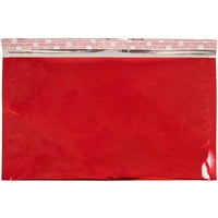 Fólia borítékok, piros, 100 csomag, héj és pecsét