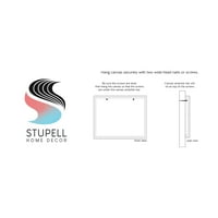 A Stupell Industries élete kávé nélkül humoros mintás reggeli bögre grafikus galéria csomagolt vászon nyomtatott fali művészet,