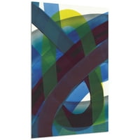 Pigment Play I Keret Nélküli Szabadon Lebegő Edzett Üveg Panel Grafikus Fal Art 48 32