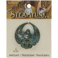 Steampunk fém medál 1 pkg-szárnyas Sca