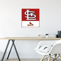St. Louis Cardinals - Logo Wall poszter push csapokkal, 14.725 22.375