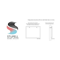 A Stupell Industries üdvözöljük a tavaszi szezonális esőcsizmákat virág elrendezés grafikus galéria csomagolt vászon nyomtatott
