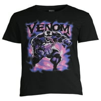 Venom Marvel lila füst férfi és nagy férfi grafikus póló