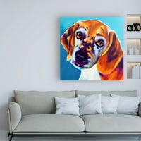 Dawgart védjegye a Beagle BJ vászon művészete