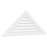 42 W 19-1 4 H Háromszög felszíni PVC Gable Vent Pitch: Nem funkcionális, W 3-1 2 W 1 P Standard keret