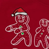 Ünnepi idő fiúk exkluzív karácsonyi grafikus hosszú ujjú pólók 2 csomag, méretek 4- & Plus