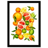 A Wynwood Studio kinyomtatja az összes citrus ételt és a konyhát fali művészet vászon Narancssárga 13x19