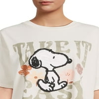 A Snoopy Juniors könnyedén grafikus pólót vesz