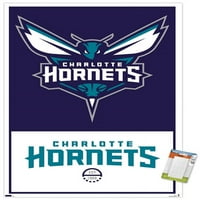 Charlotte Hornets - Logo Wall poszter, 22.375 34