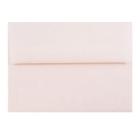 Borítékok, 4,8x6,5, rózsaszín pergamen, 50 csomag, rózsaszín jég