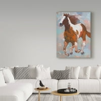 Védjegy Szépművészet 'Painted Horse 2' vászon művészete: Hooshang Khorasani
