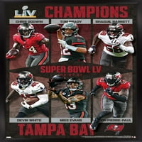 Tampa Bay Buccaneers - Emlékezetes Super Bowl LV Champions Wall Poster, 22.375 34