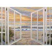 Védjegy képzőművészet hosszúkás ablak joval, 35x47